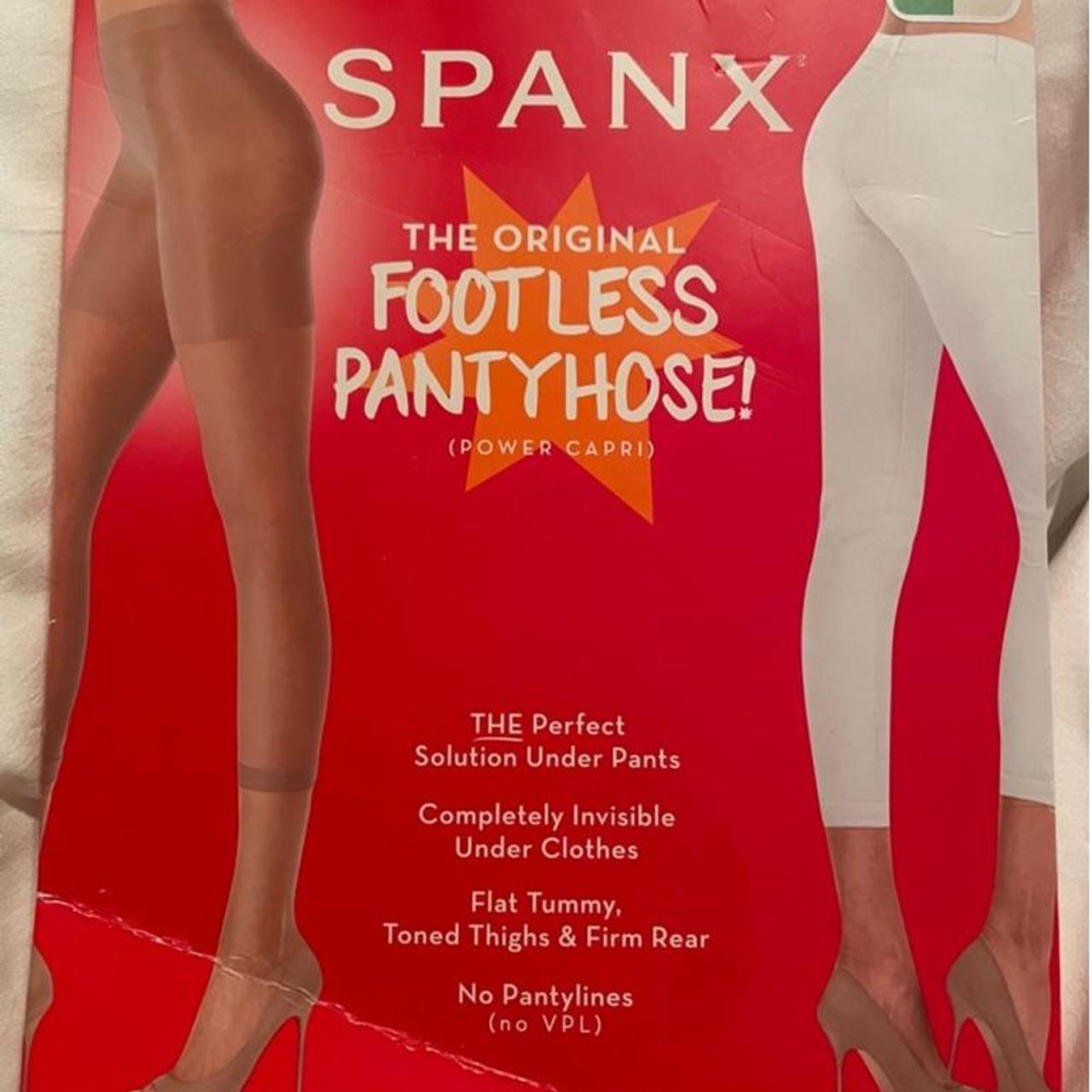 This is a pair of Spanx footless pantyhose in the