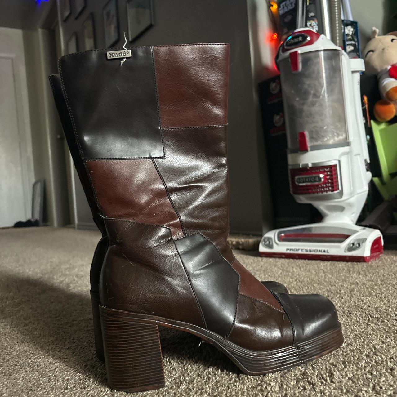 mudd chunky heel boots