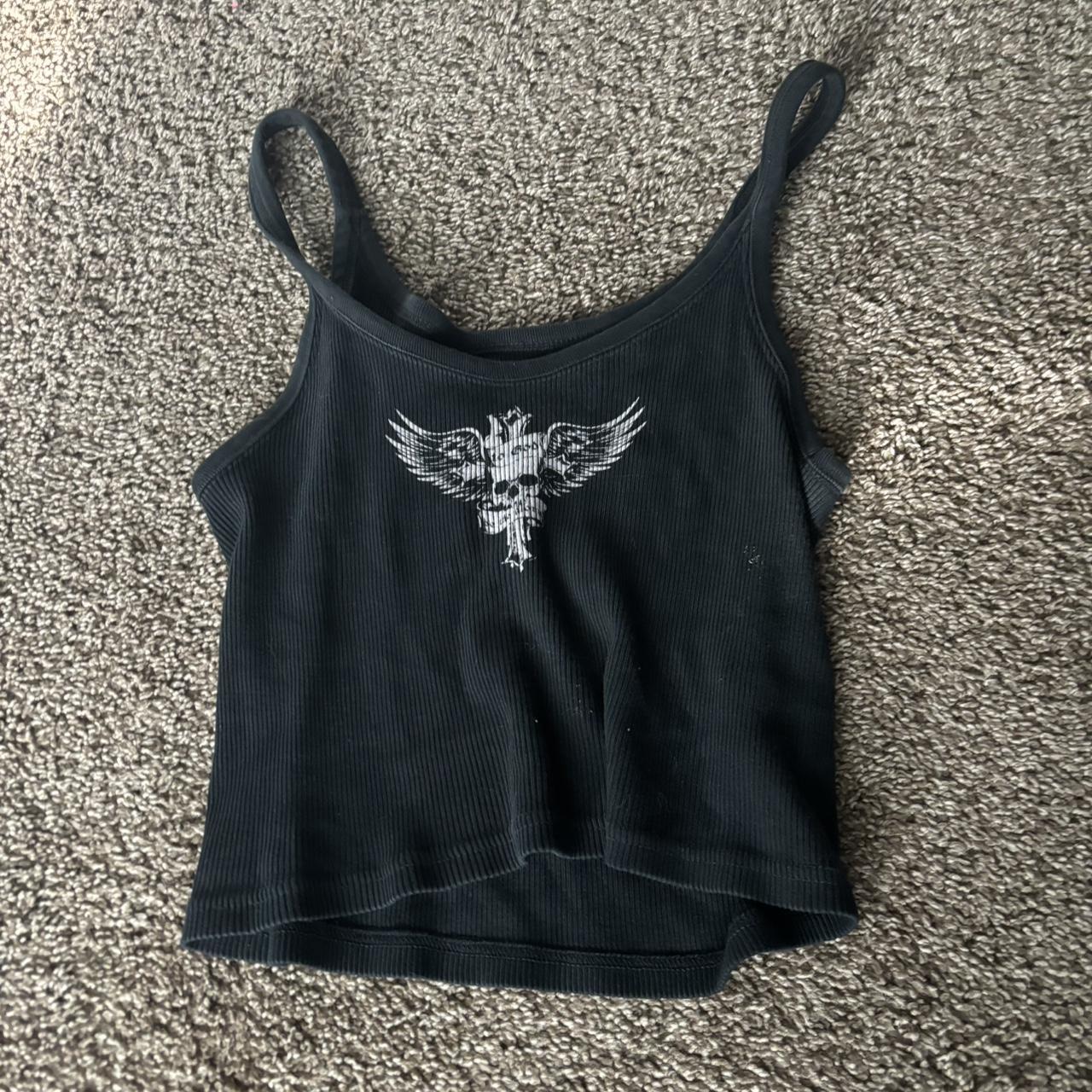 Brandy skull tank Depop