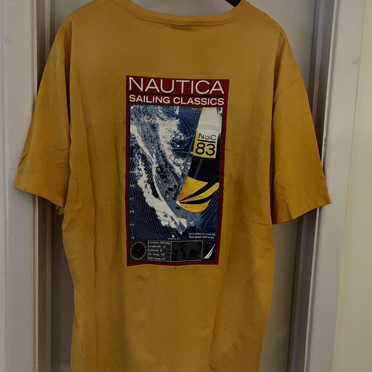 Nautica T Shirt Sailing Gear Graphic Tee Short - Depop
