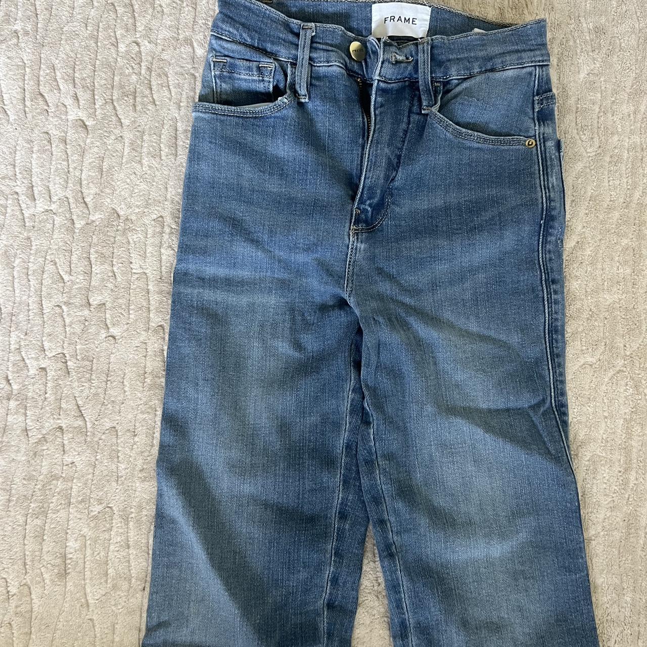 FRAME le sylvie crop jeans size 23 inseam 25 - Depop