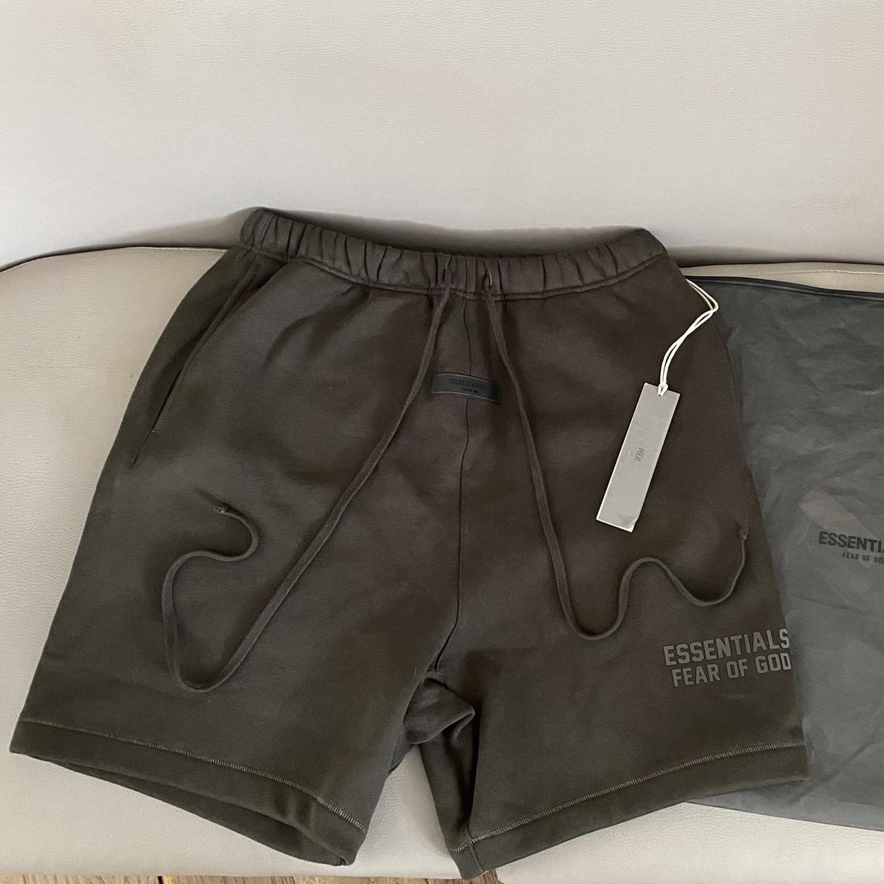 BRAND NEW Essentials Fear of God Off Black outlets shorts mens S