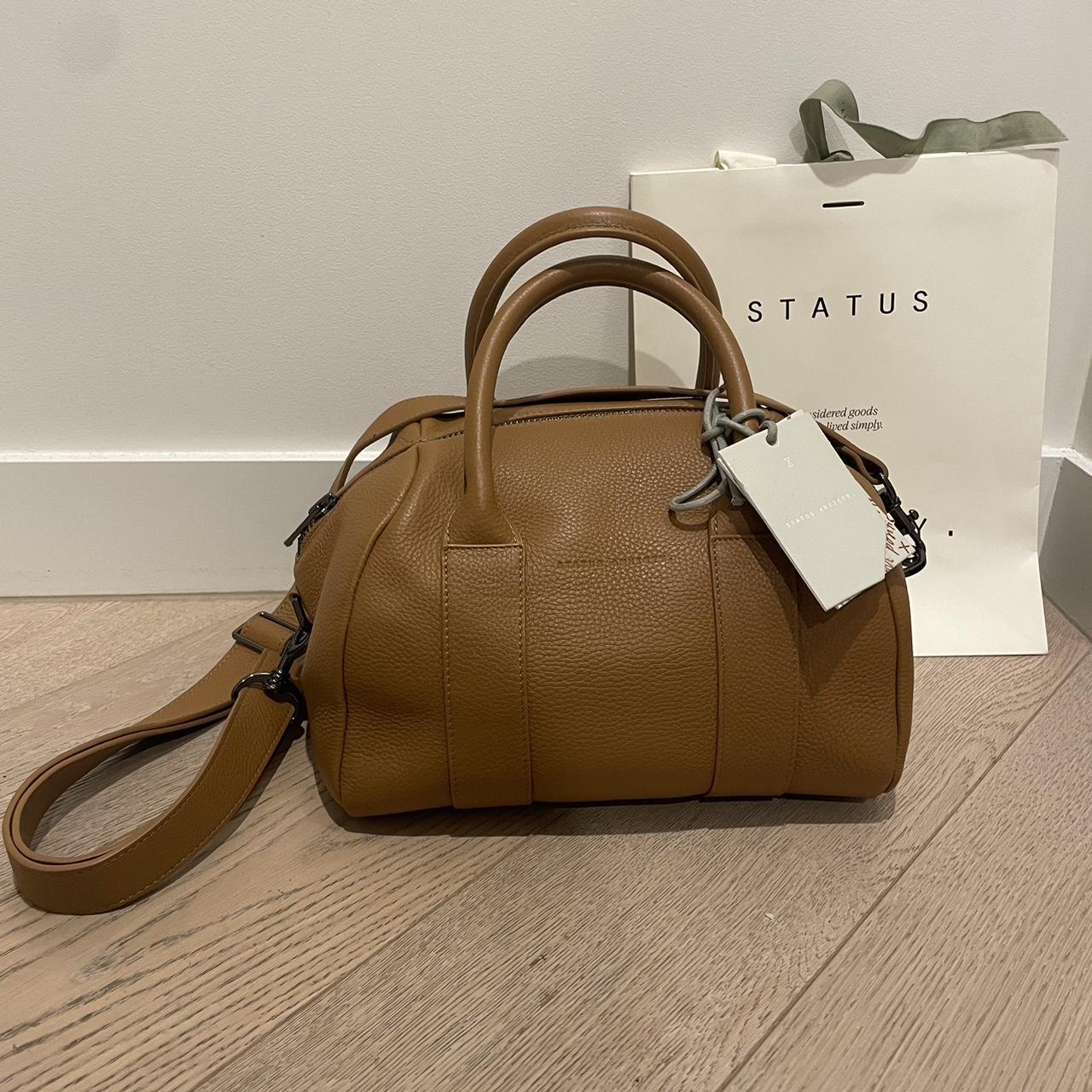 Status Anxiety As She Pleases medium size leather... Depop