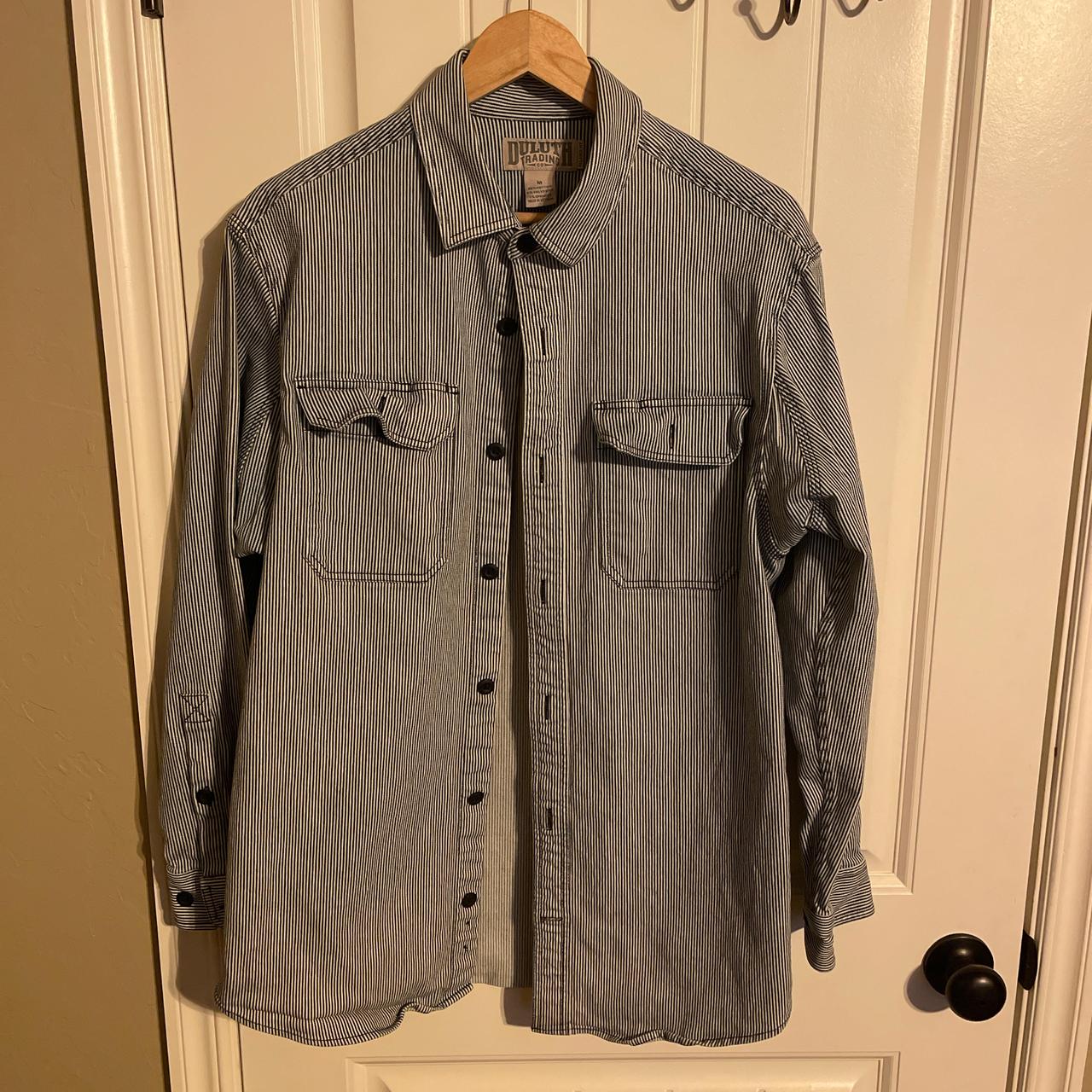 Duluth Trading Co. shirt jacket. Suitable as a top. Depop