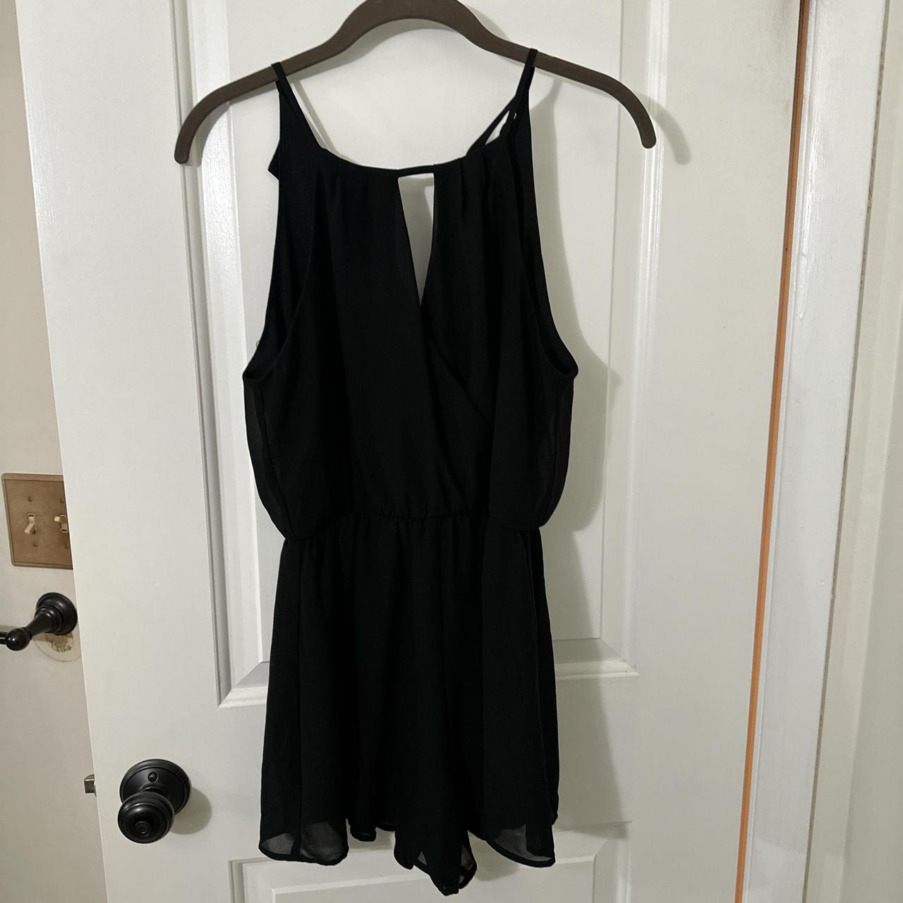 Black romper Depop