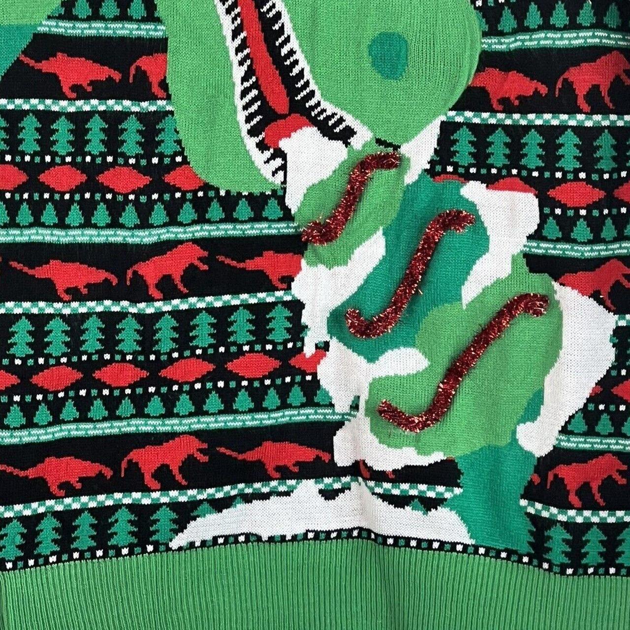 You Look Ugly Today Dinosaur Christmas Sweater Depop