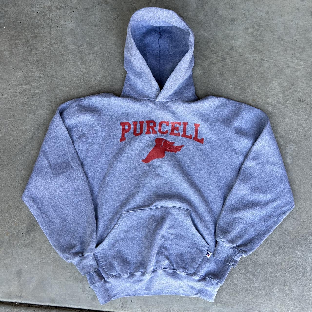 Vintage 90s Russell Athletic Track Hoodie Size: L - Depop