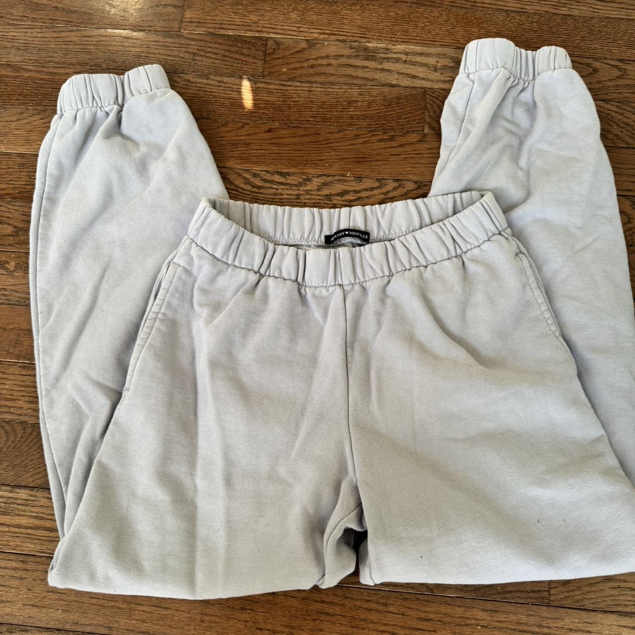 Brandy Melville Sweats!! One size! Look more grey in... - Depop