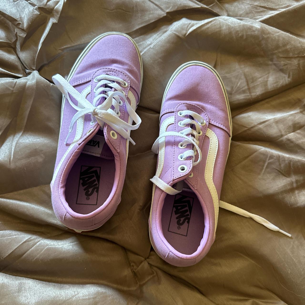 Purple vans New Only wore once Size 9 Depop