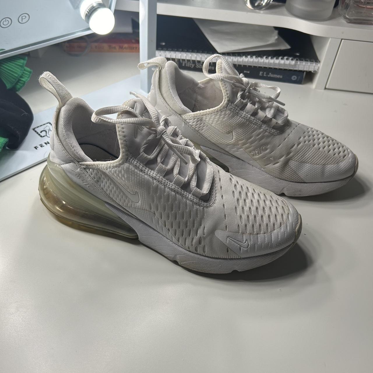 nike white 270s