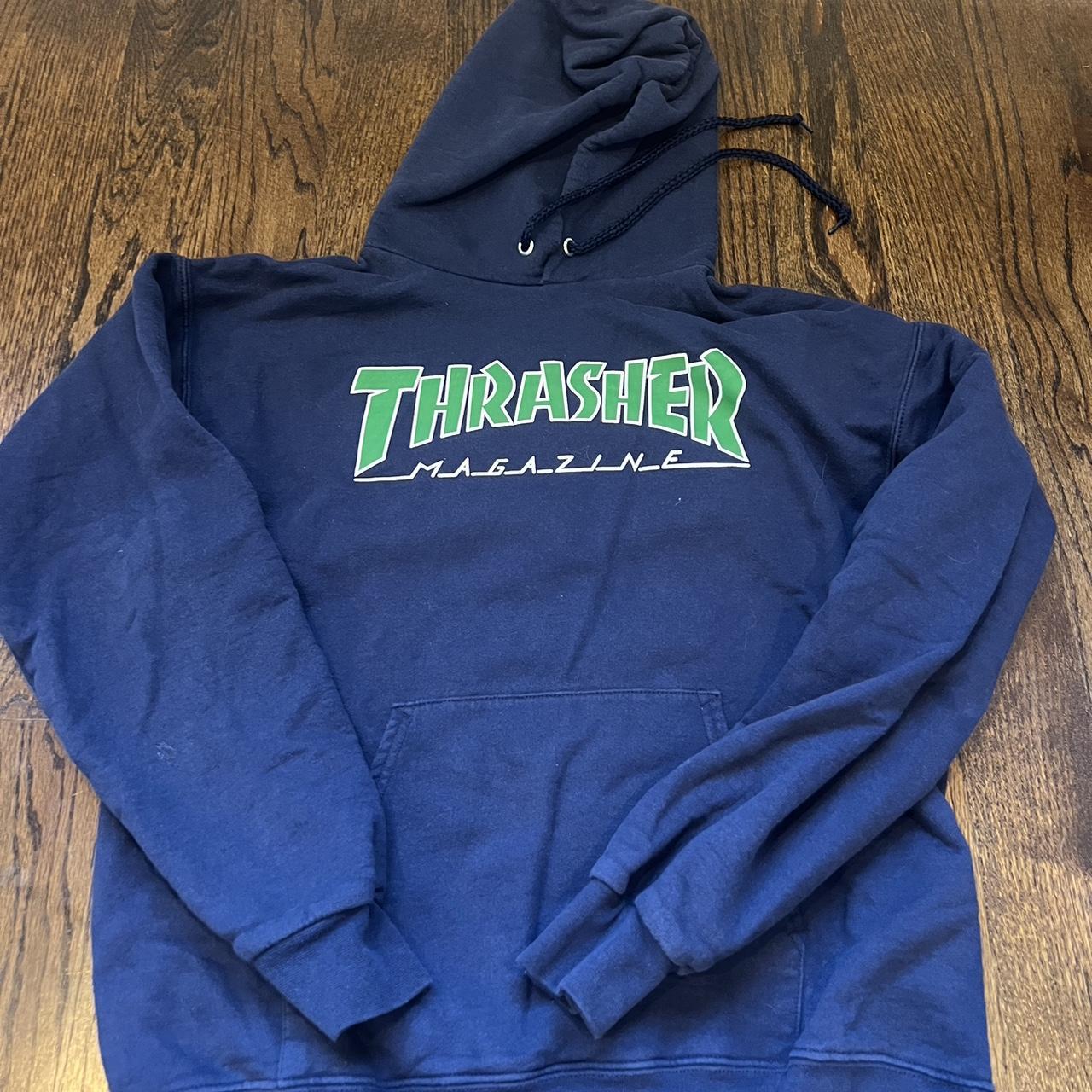 Thrasher hoodie size small Depop