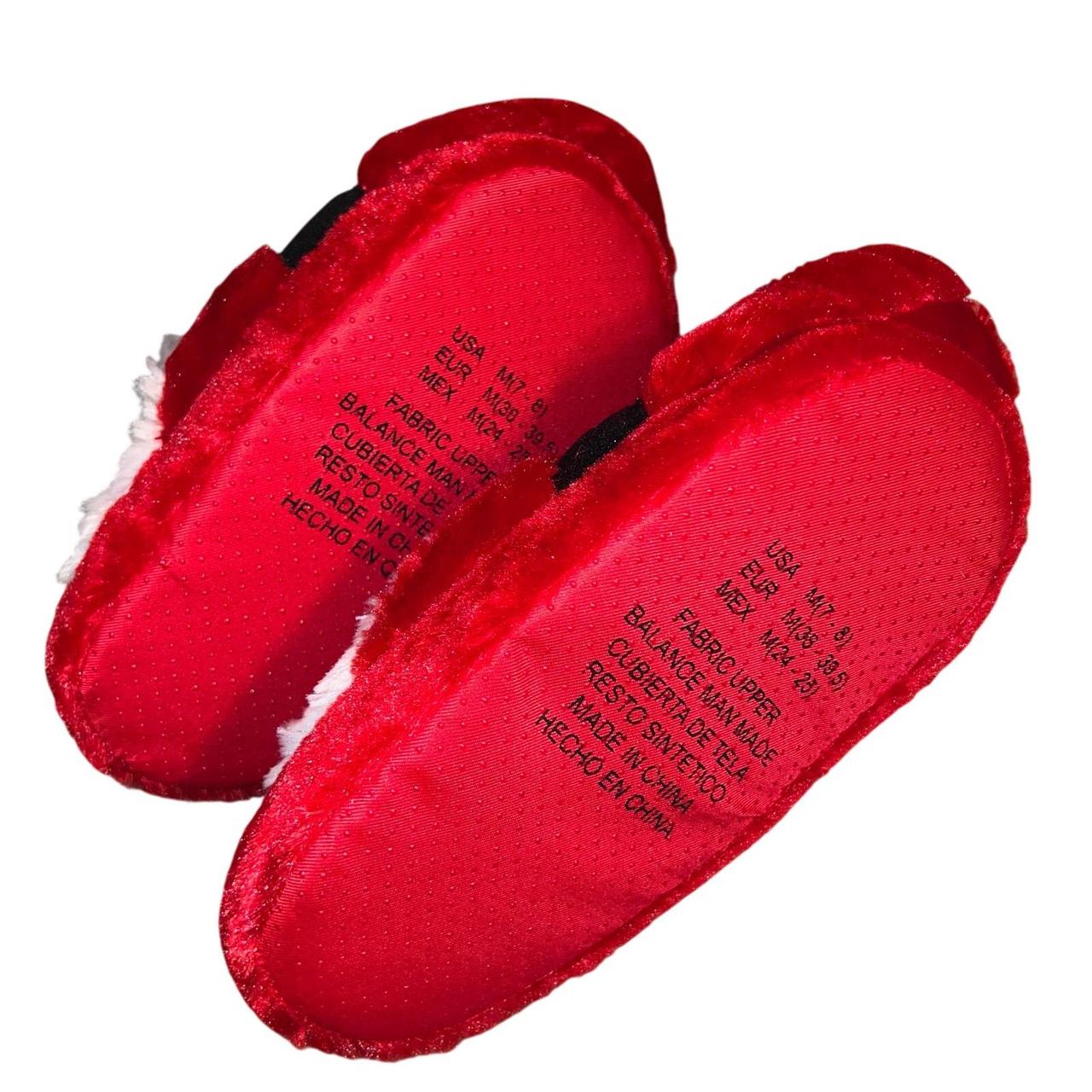 Source Unknown Women's Slippers - Red/White - US … - image 4