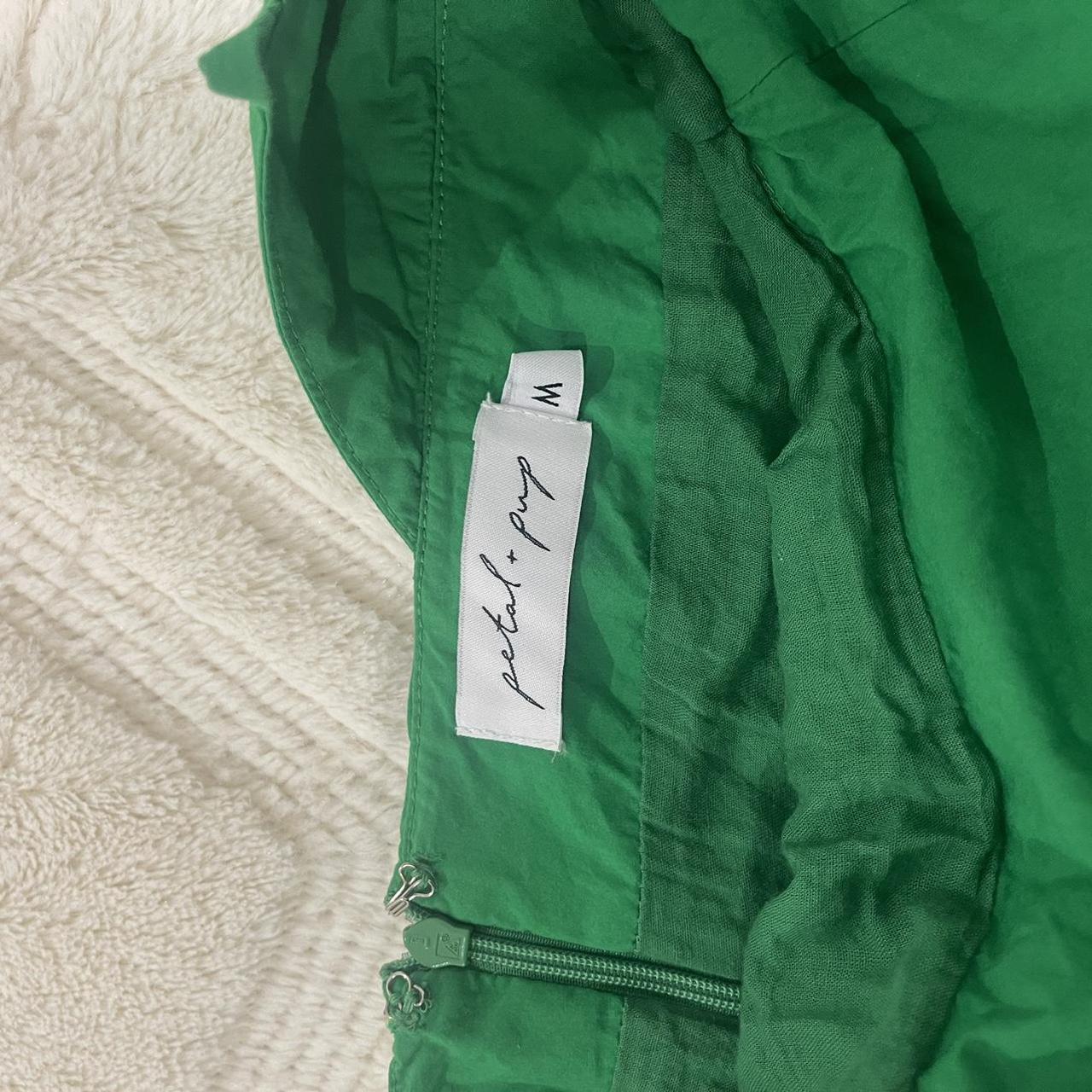 Petal and pup Stella midi dress Emerald Worn once... Depop