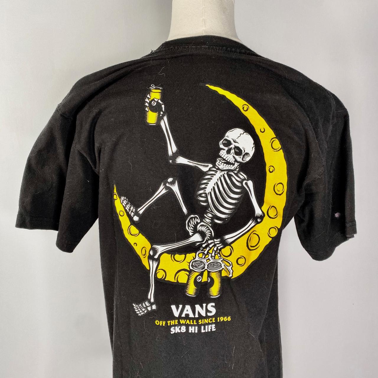 Vans off the wall - Skull Graphic T-shirt ⋆ Black | Depop