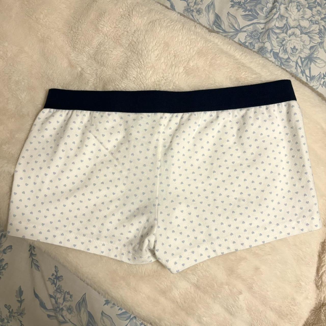 NWT brandy Melville light blue hearts underwear. Has - Depop