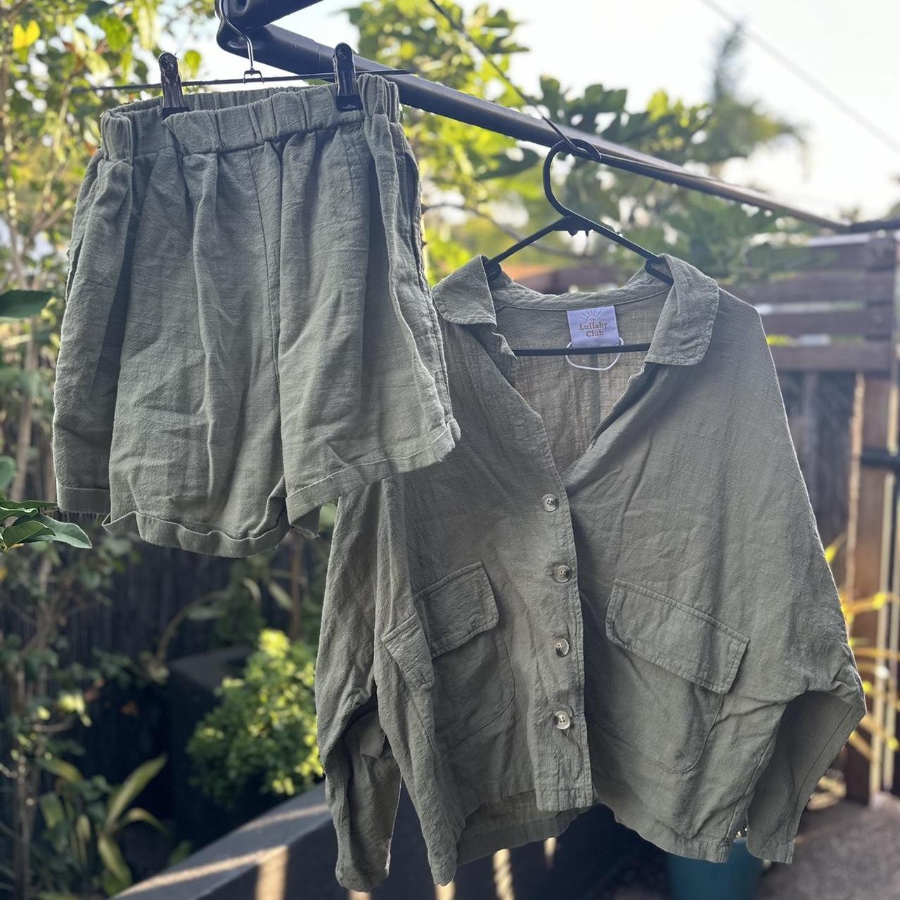 Lullaby club green lounge set Depop