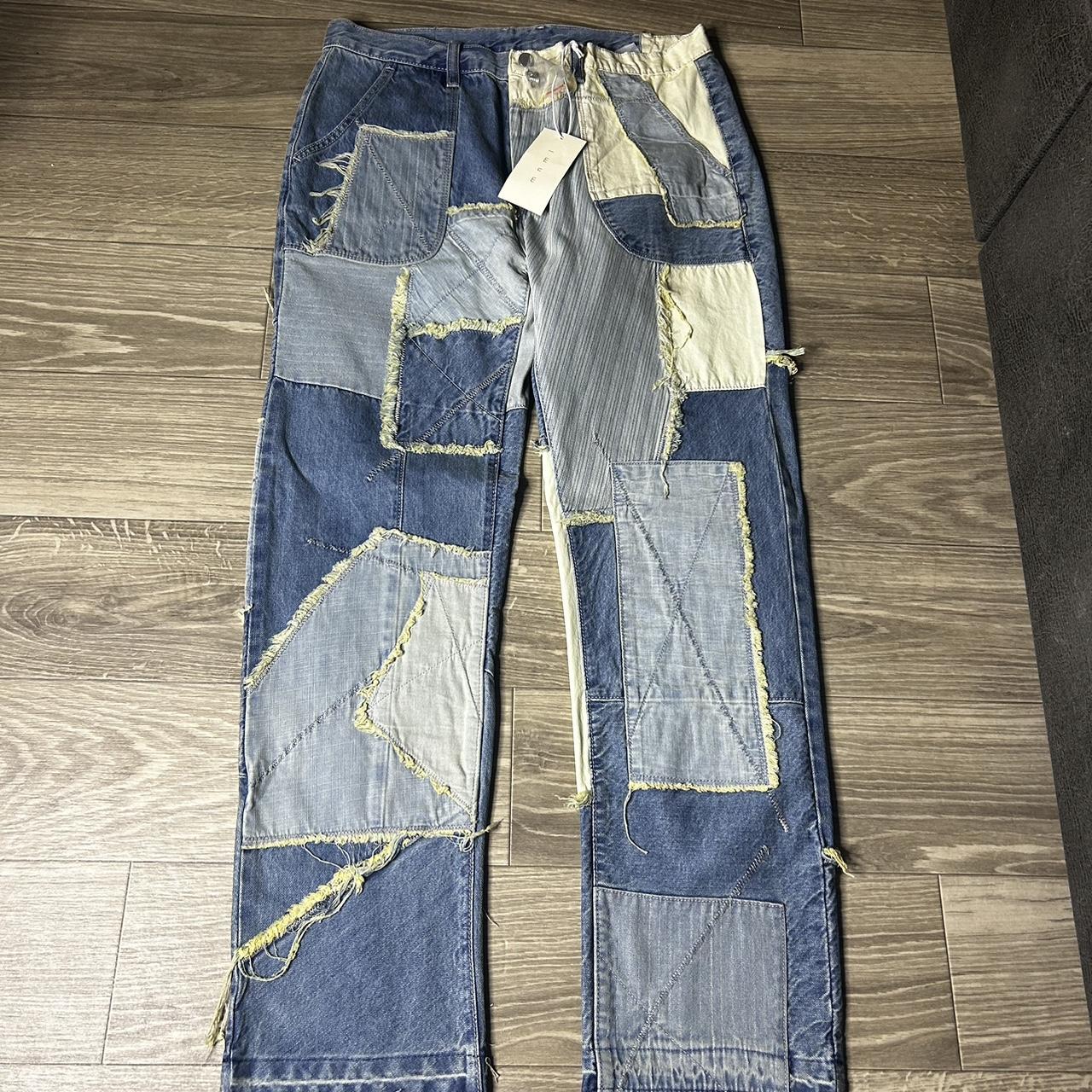 【関&送料込】mnml デニム プルオーバー パーカー Vintage Blue MNML デニム プルオーバー パーカー Vintage Blue 送料込み