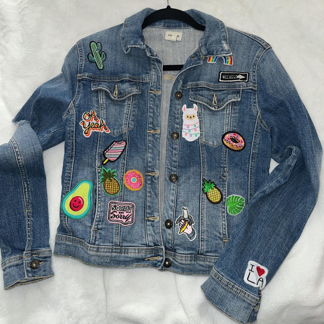 Women's Jacket - Blue/Multi - M – Unique patchwor… - image 1