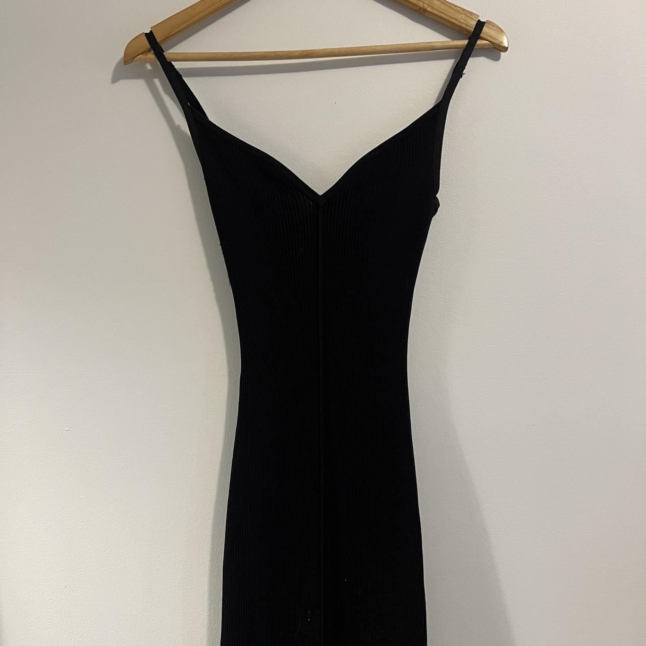 Glassons Black Knit Dress Like New Condition Depop