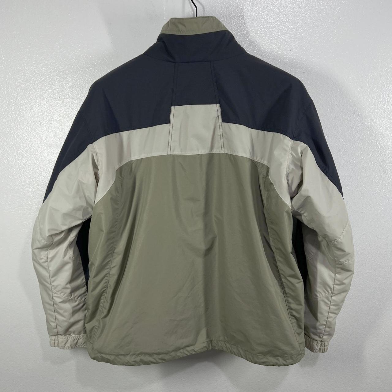 Preloved Men's Windbreaker Jacket - Tan/Black - X… - image 2