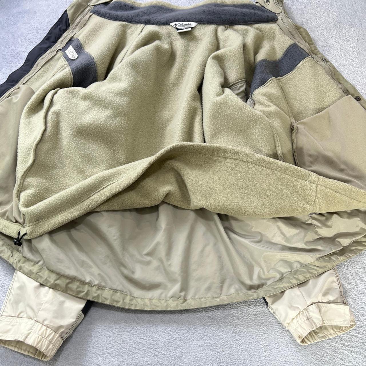 Preloved Men's Windbreaker Jacket - Tan/Black - X… - image 4