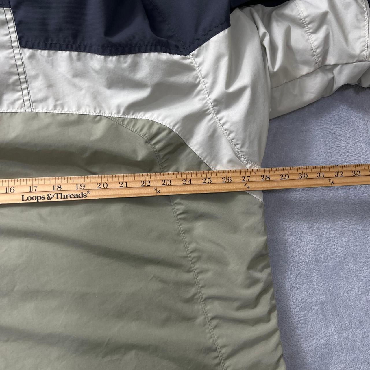 Preloved Men's Windbreaker Jacket - Tan/Black - X… - image 8