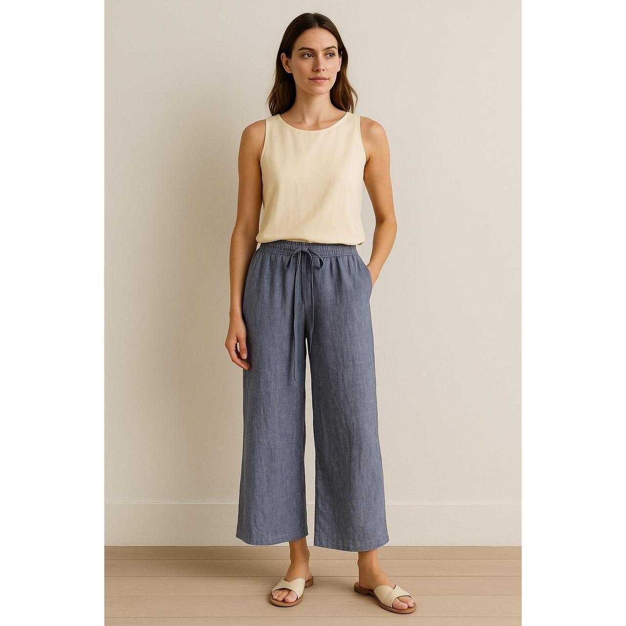 Preloved Women's Pants - Blue - M – Jones New Yor… - image 1