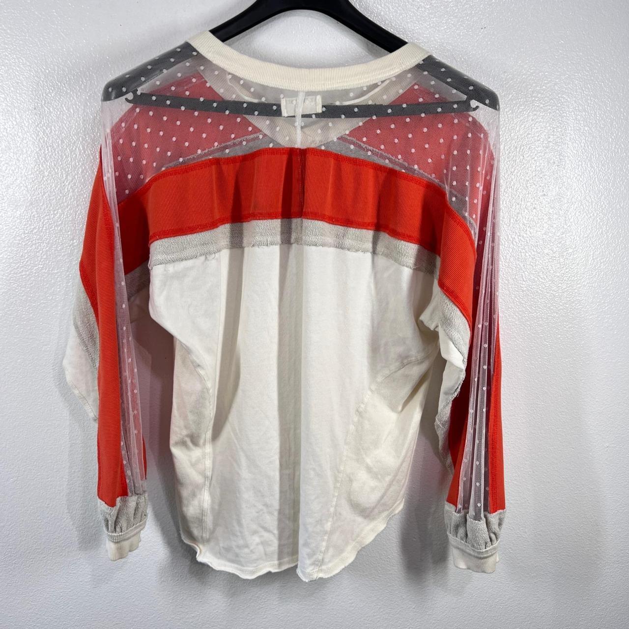 We The Free Women's Sweatshirt - Cream/Orange - S… - image 4