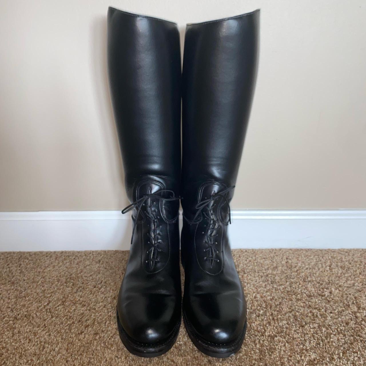 Police riding boots best sale