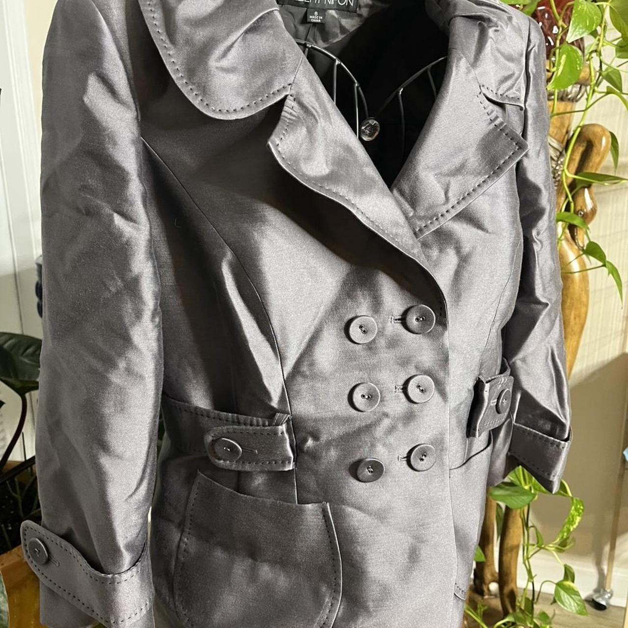 Albert Nipon Women's Jacket - Black/Grey - 8 – Gr… - image 2