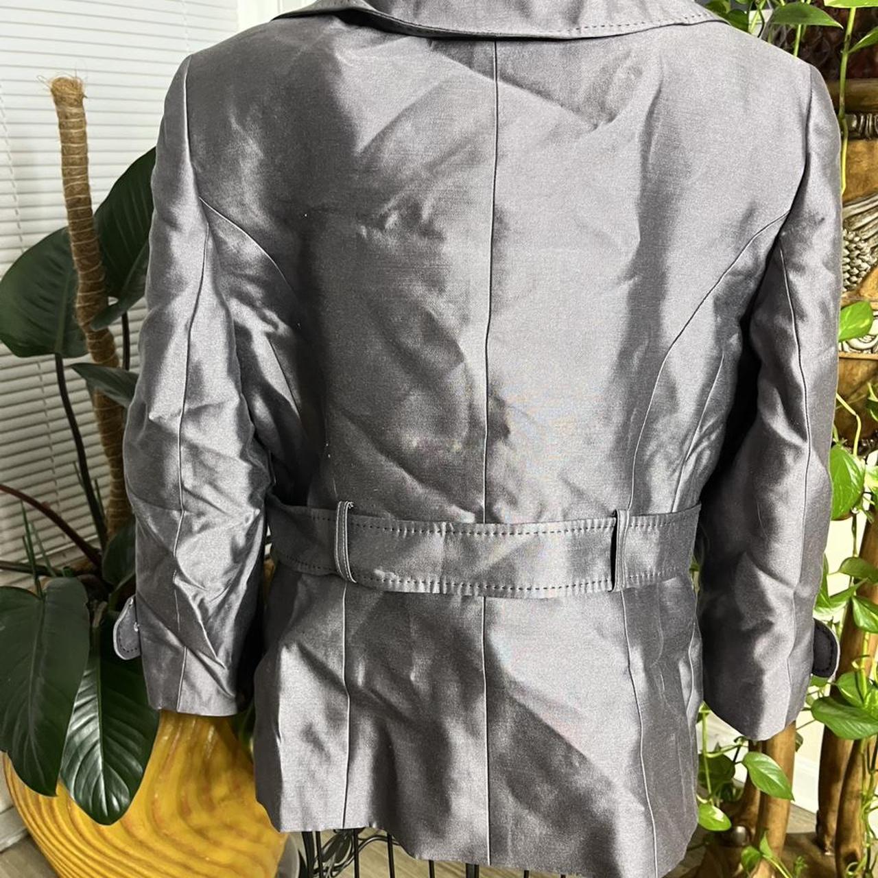 Albert Nipon Women's Jacket - Black/Grey - 8 – Gr… - image 4