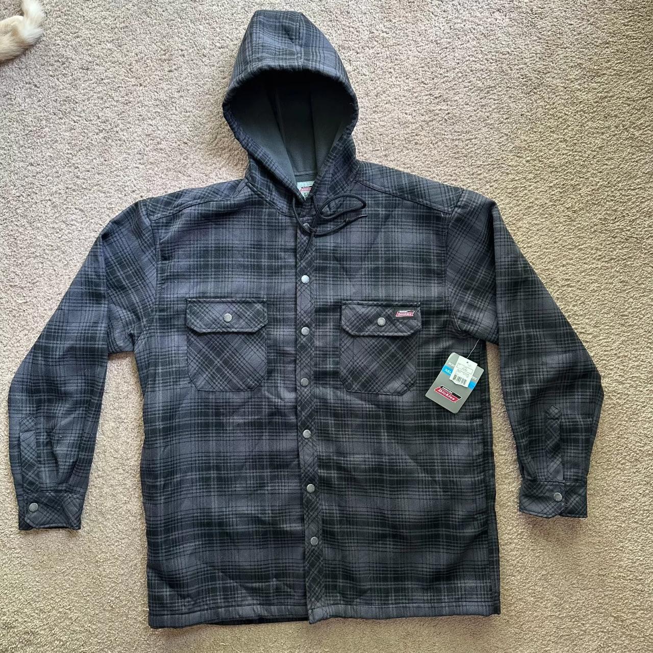 Dickies Jacket Mens Large Twill Polar Fleece Jacket