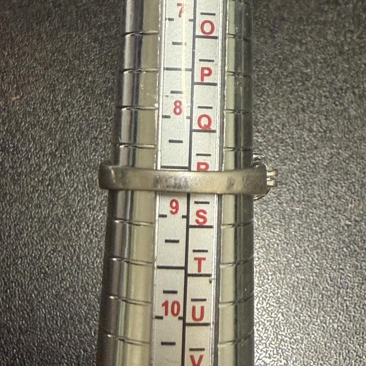 Women's Ring - Silver – Three-stone statement rin… - image 4