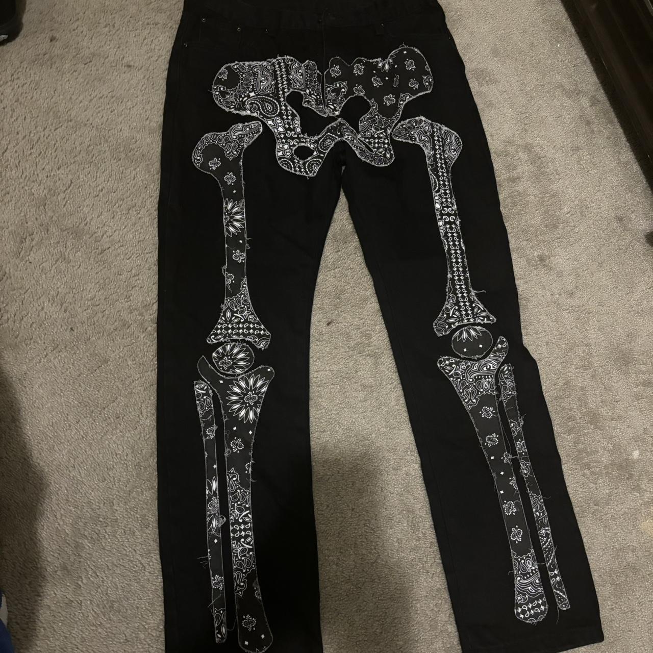 MNML Paisley Skeleton Denim, Msg before buying,...