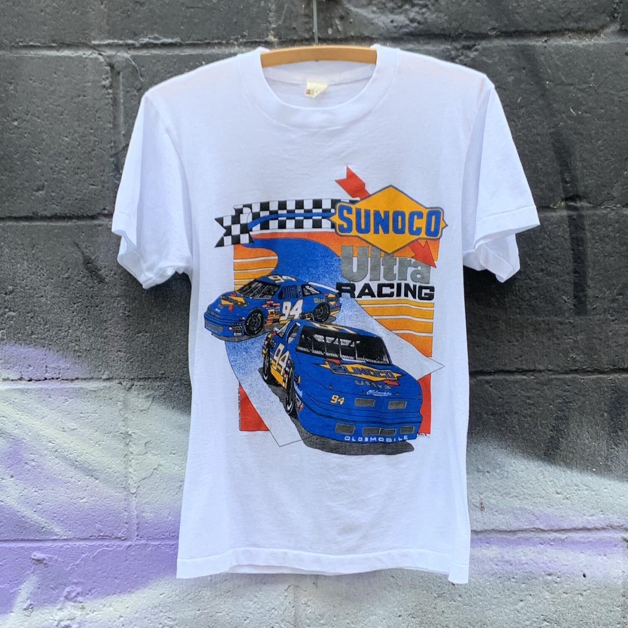 Vintage Shirt 1990s 1980s NASCAR Sunoco Ultra Racing | Depop