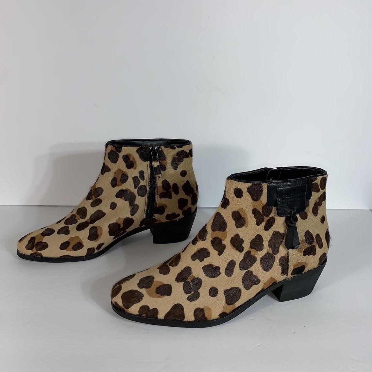 Cole haan animal print booties on sale