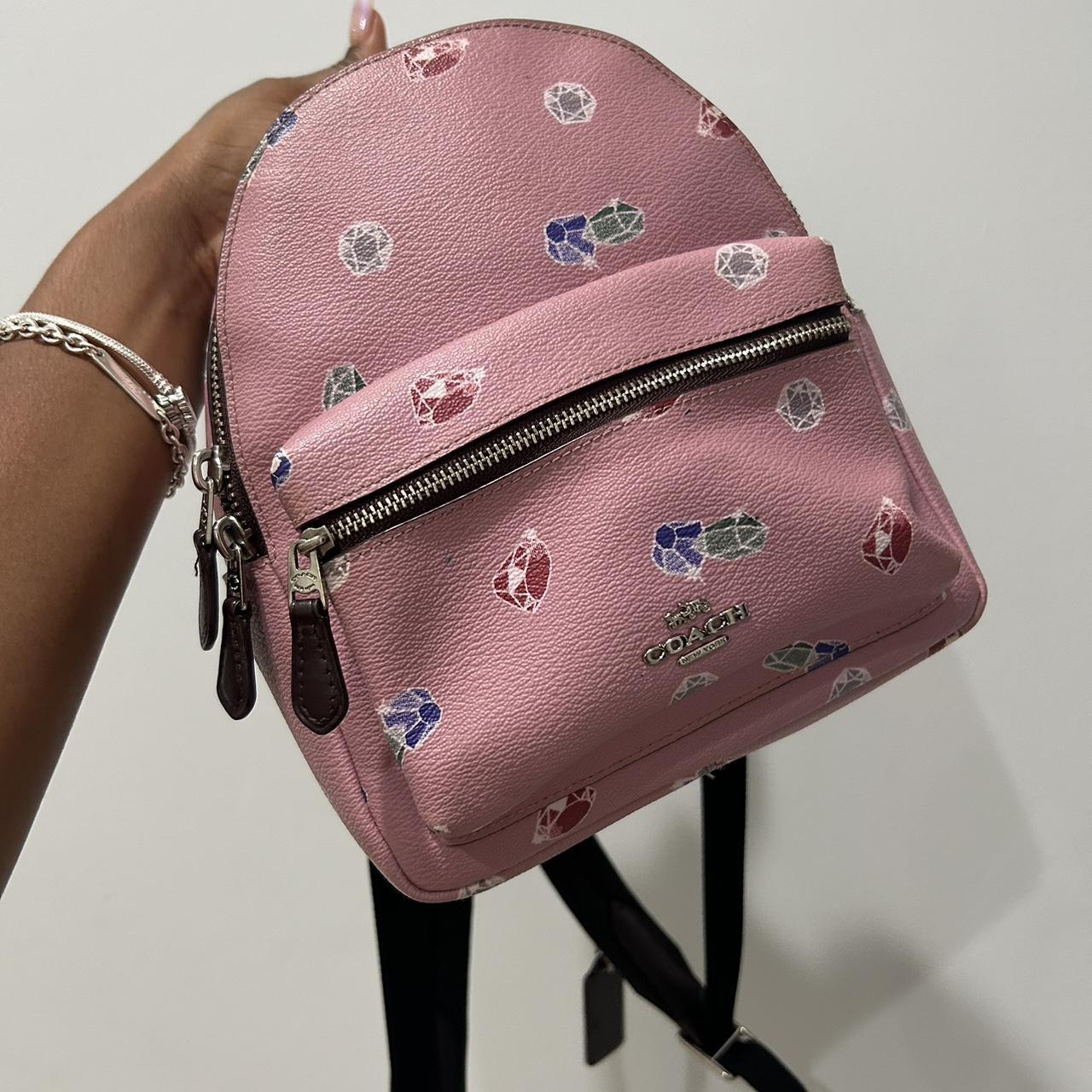 Coach snow white backpack best sale