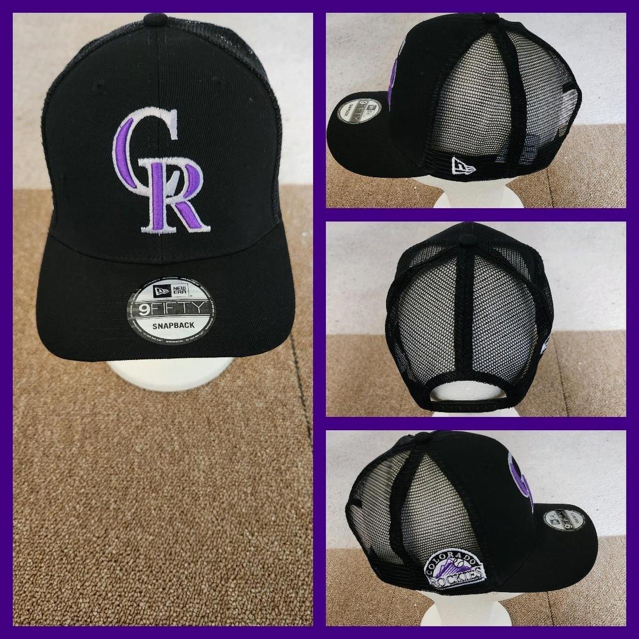 New Era Men's Caps - Black/Purple – COLORADO ROCKIES MLB BASEBALL SNAPBACK HAT. UNISEX …
