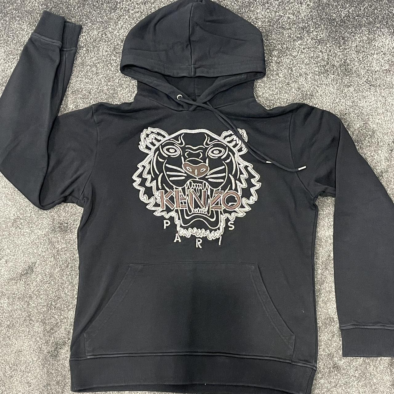 Authentic Black Men’s Kenzo Embroidered Tiger Hoodie Size XS deals (Good Condition)