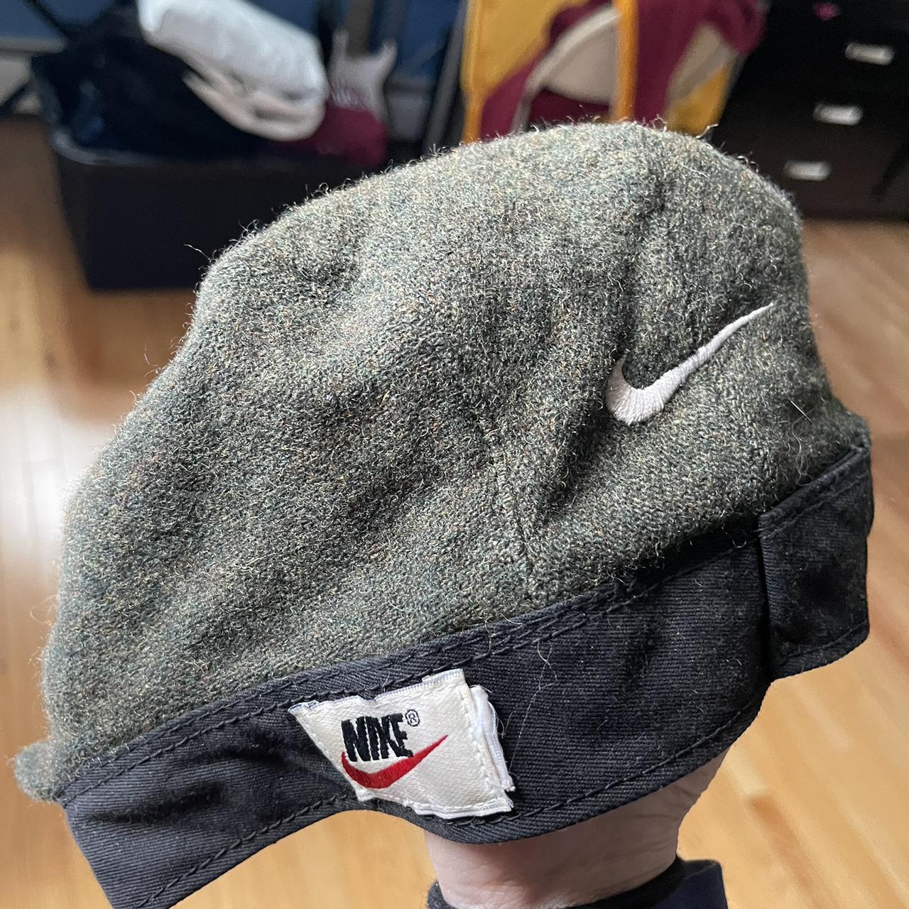 Vintage 90s Nike swoosh newsboy hat beretta. Rare. Depop