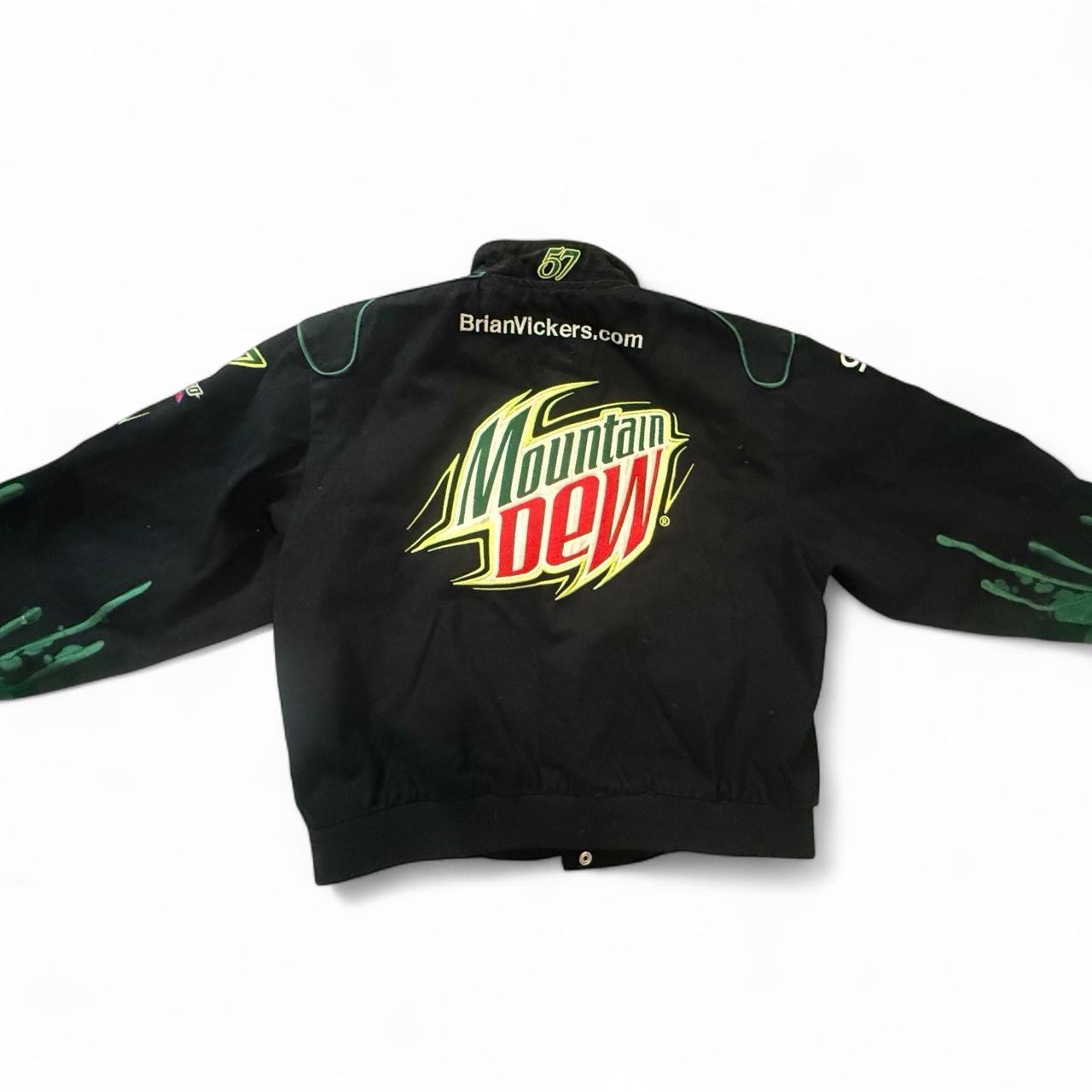 Mountain Dew Brian Vickers ジャケット Vintage 2006 Brian Vickers #57 Mountain Dew JH Design NASCAR