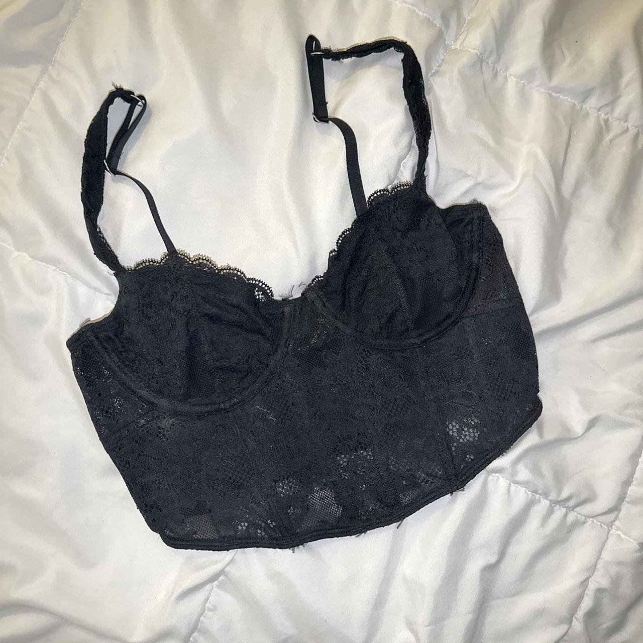 GILLY HICKS lace bustier top 🖤 -size small