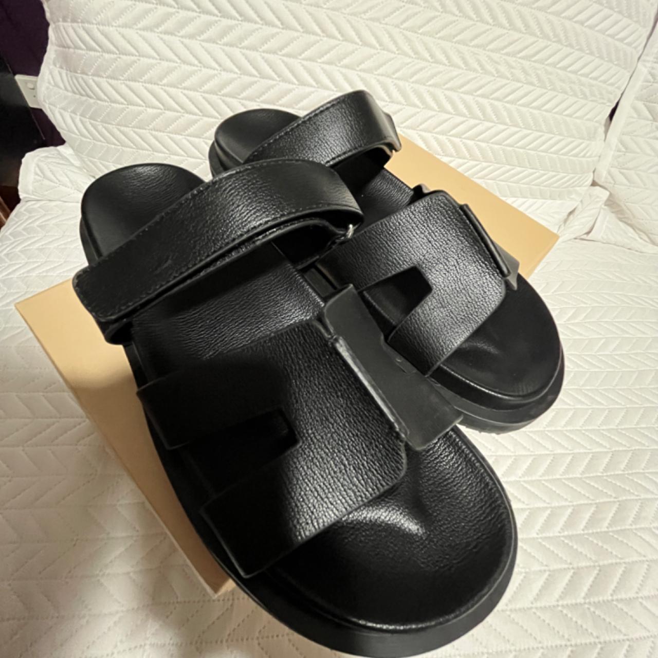 Billini Theon black synthetic sandal Fabric is so... - Depop