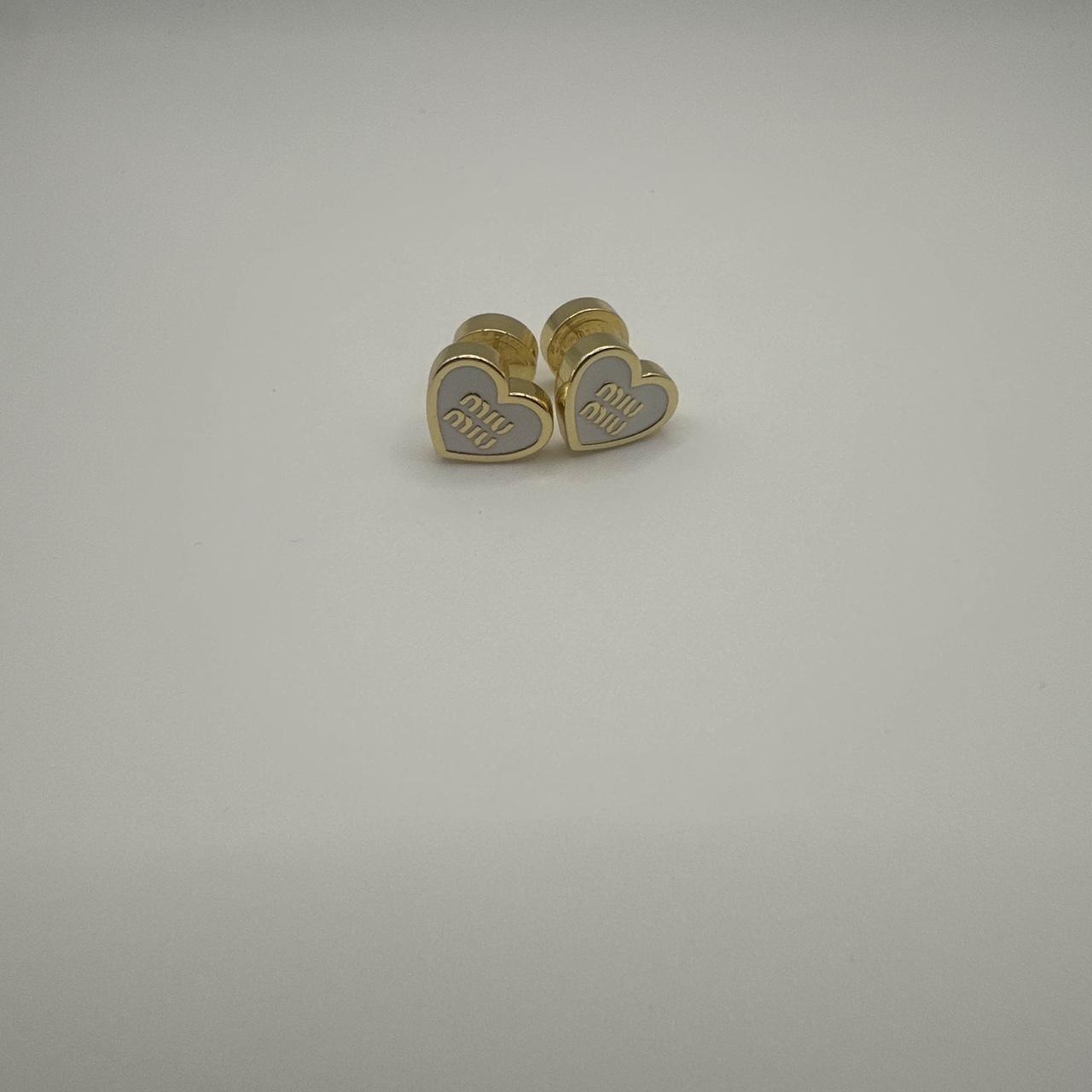 Miu Miu Women's Earrings - Gold – MIU MIU earring… - image 1