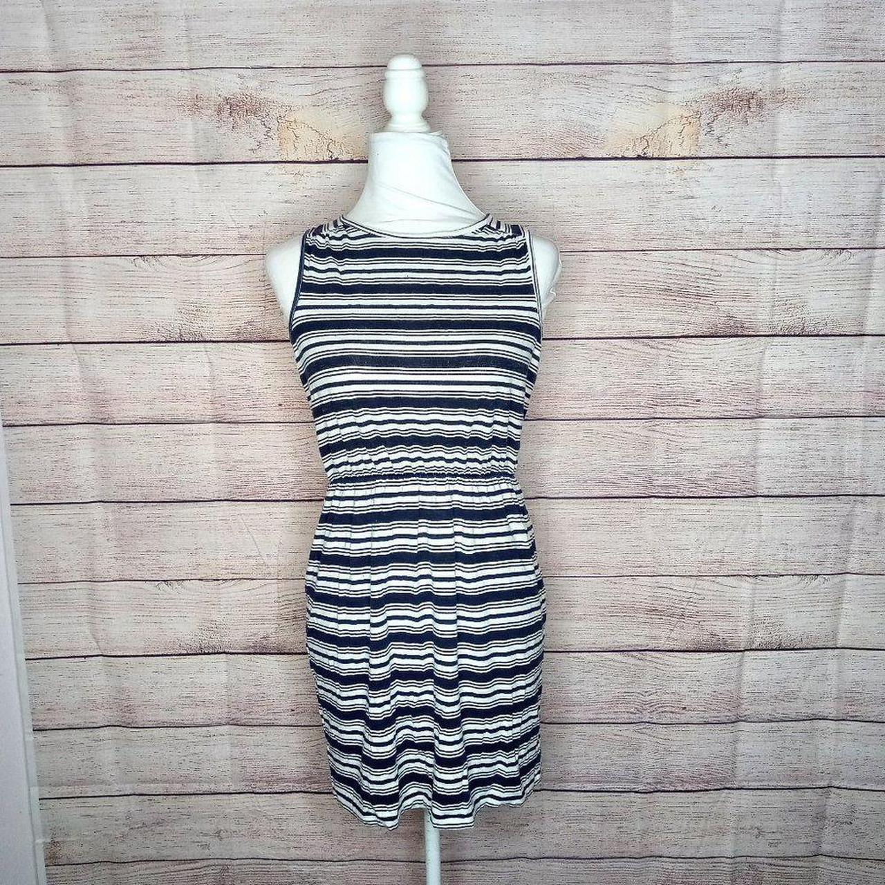 Ann taylor loft striped dress best sale