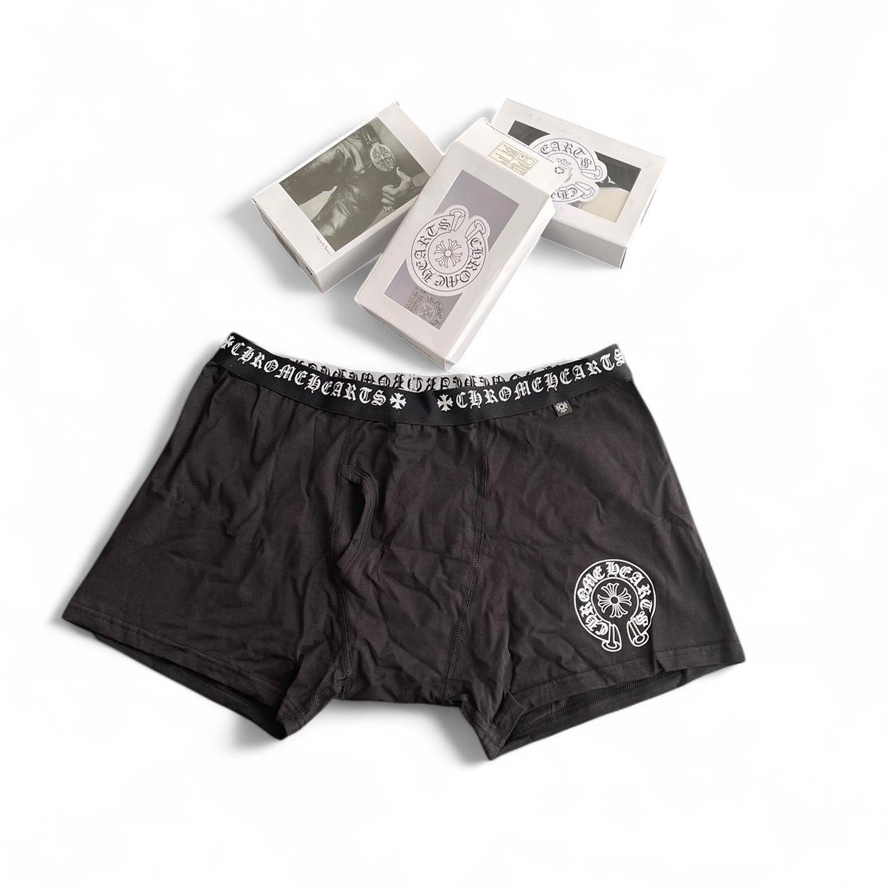 Chrome hearts black boxer shorts Perfect for | Depop