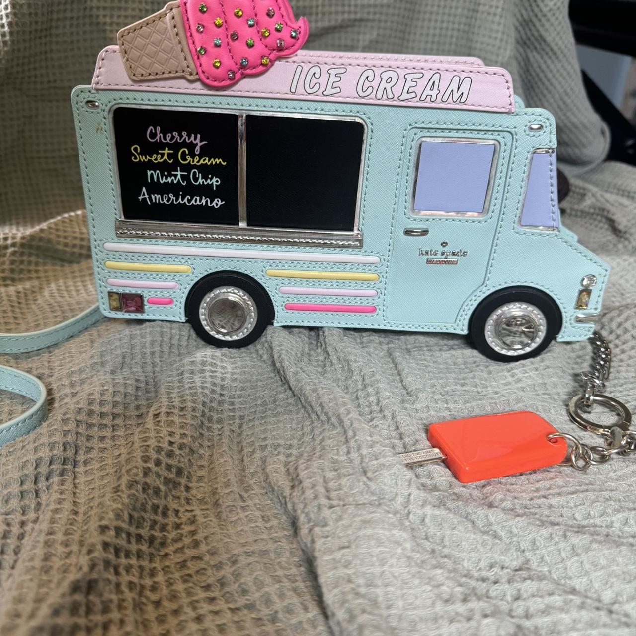 Kate Spade Ice Cream newest triple decker keychain