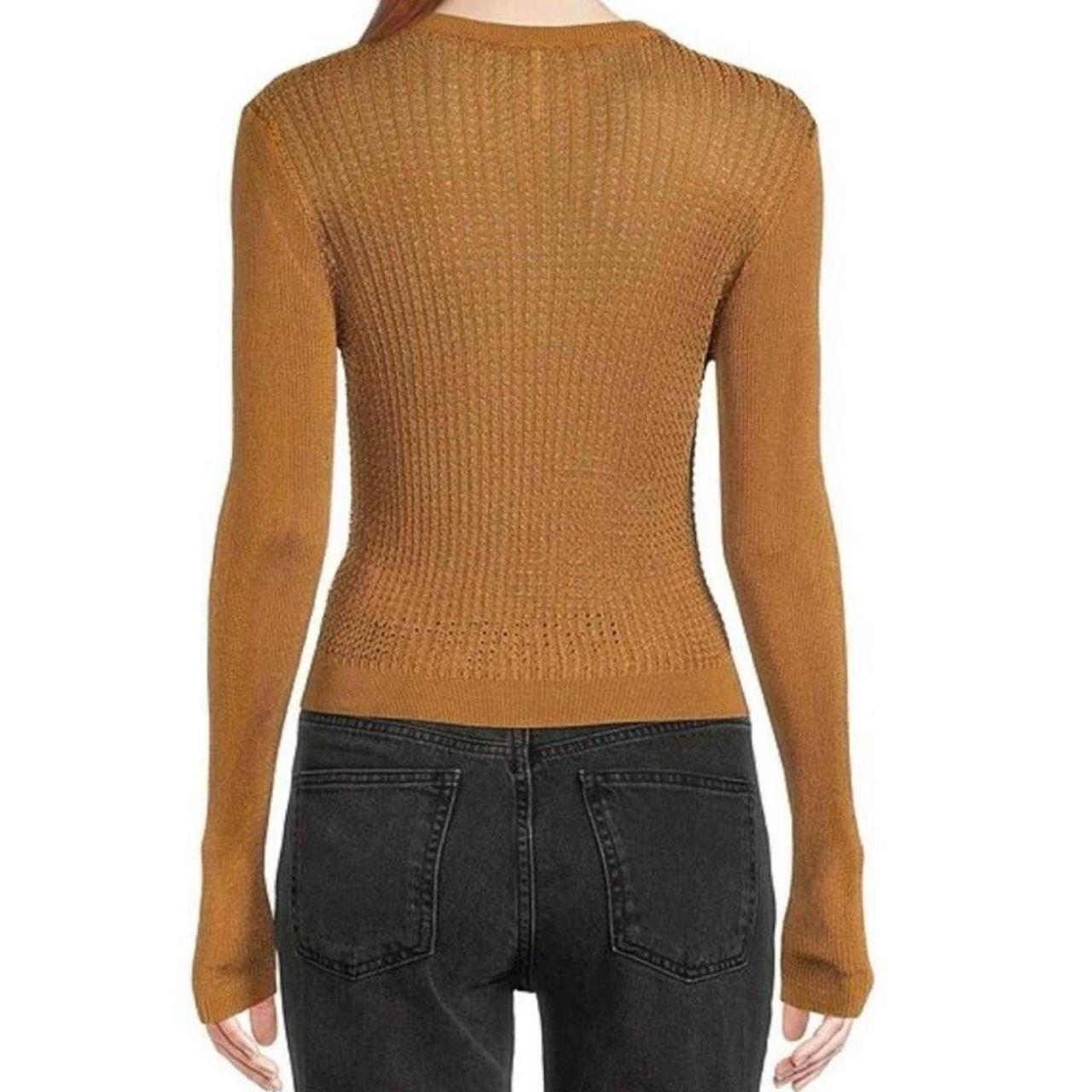 Free People H20 Crew outlet Pullover Tiger Eye Womens Medium