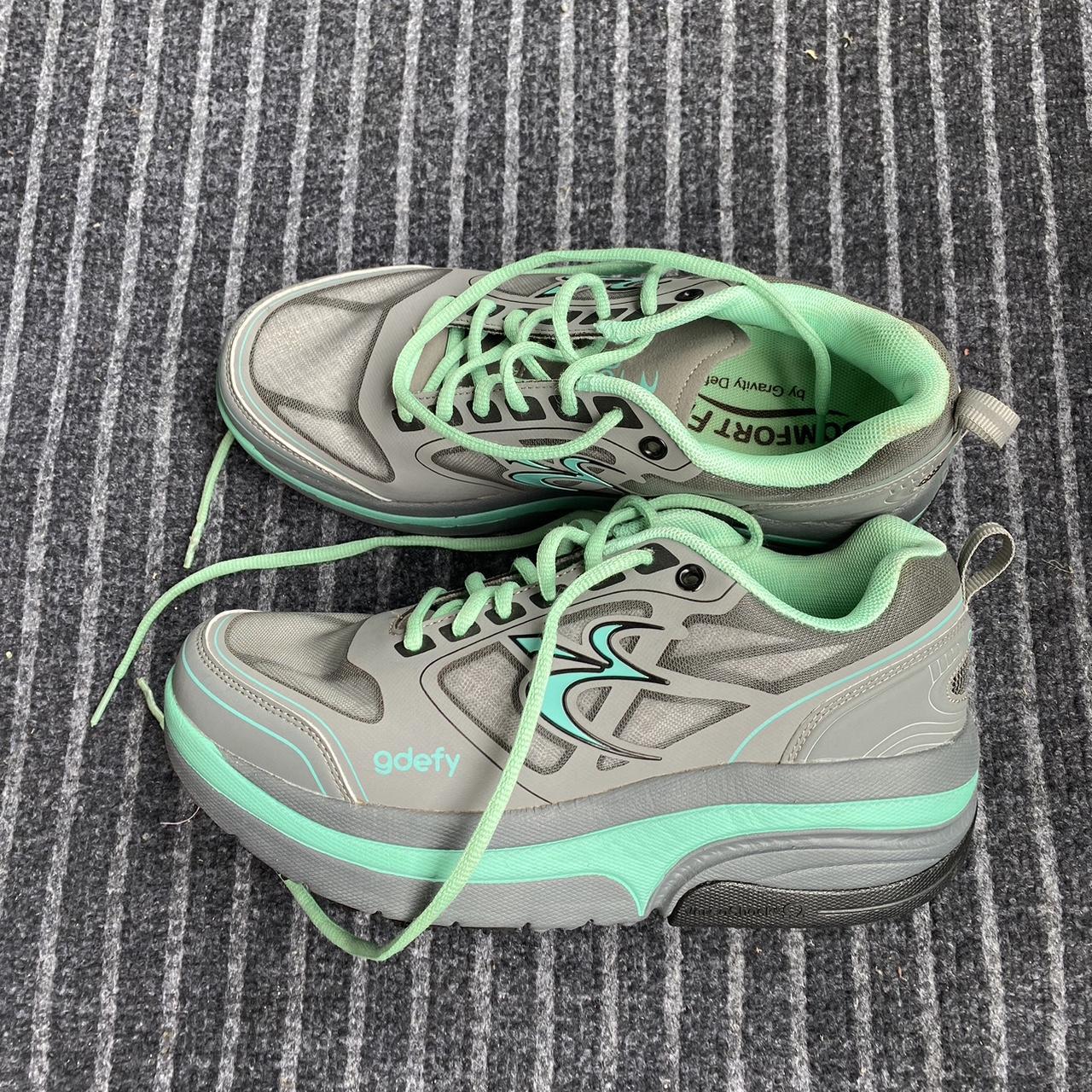 GDefy Gravity Defyer Comfort Fit Walking Shoes Gray... - Depop