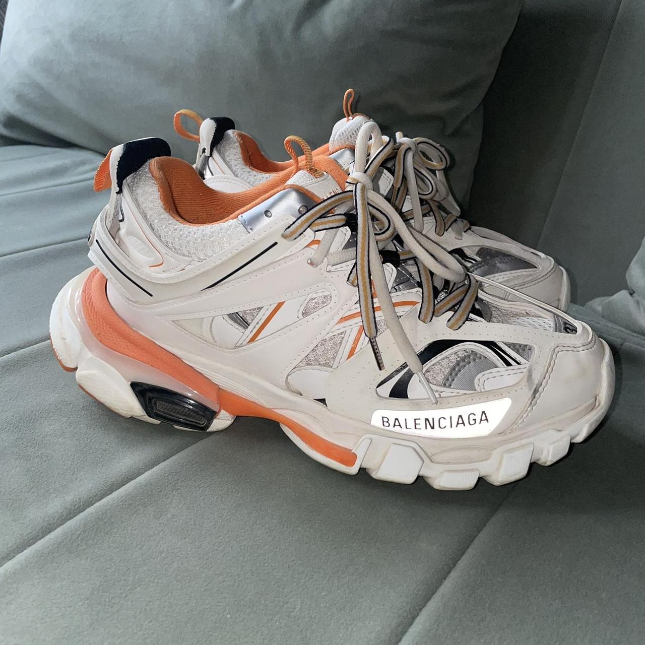 Orange balenciaga track on sale